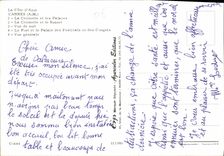 CPM La cote d'Azur cannes Am L la croisette et les Palaces la Croisette et le Suquet vue de nuit le 