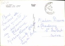 CPM La foret Restaurant Bar Tabacs Thorenc A M 