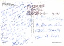 CPM Sainte Agnes Alpes Maritimes les villages du Mentonnais 