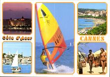 CPM Cote d'Azur Planche a voile