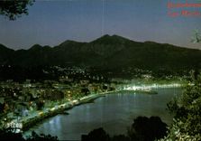 CPM La Cote d'Azur inoubliable vue de nuit 