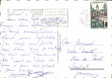 CPM Souvenir de la cote d'Azur Nice Cannes Monte Carlo Menton 