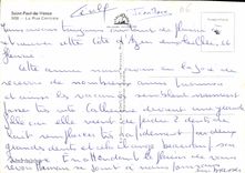 CPM Saint Paul de Vence La Rue Centrale