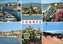 CPM Cote d'Azur Cagnes sur Mer et Cros de Cagnes 