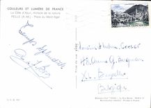 CPM La Cote d'Azur miracle de la nature Peille A M Place du Mont Agel 