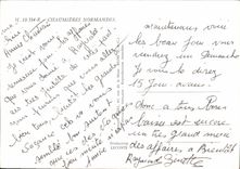 CPM Chaumieres Normandes 