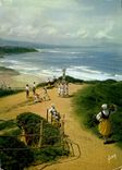 CPM Le Pays Basque Biarritz Basses Pyrenees Ballet Basque Oldarra a Biddart 