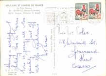 CPM Le Pays Basque Biarritz Basses Pyrenees Ballet Basque Oldarra a Biddart 