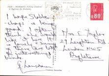 CPM Nohant Vico Indre l'eglise de Nohant 