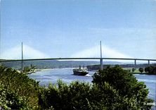 CPM Normandie Trance le pont de Brotonne 