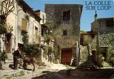 CPM Cote d'Azur French Riviera la Colle sur Loup Alpes Maritimes un coin pittoresque du village 