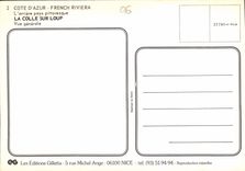 CPM Cote d'Azur French Riviera l'arriere pays pittoresquue la Colle sur Loup vu generale 