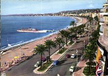 CPM La Cote d'Azur Nice La Promenade des Anglais vue de l'Hotel Ruhl 