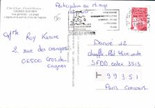 CPM Cote d'Azur French Riviera Cagnes sur mer vue generale la plage l'eglise et le port du Cros de C