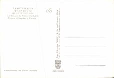 CPM La Cote d'Azur French Riviera Eze village le palais du prince de Suede 