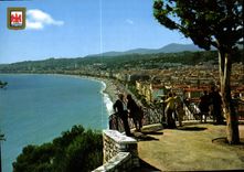 CPM Nice vue generale de la terrasse d'observation du chateau 