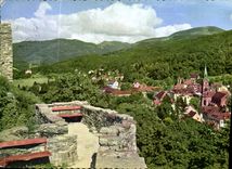 CPM Thermalkurort Badenweiler Schwarzwald Blick von der Burgruine 