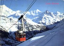 CPM Zinal Val d'Anniviers Teleferique Zinal Sorbois 