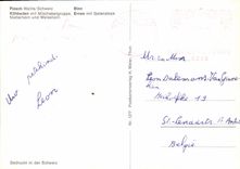 CPM Fiesch Wallis Schweiz Kuhboden mit Mischabelgruppe