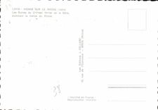 CPM Vienne sur le Rhone Isere les ruines du Chateau feodal de la Batie dominant la Vallee du Rhone