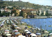 CPM Sanremo Cote des Fleure la plage 