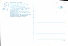 CPM Amsterdam Holland Amsterdam a plus de 800 ponts Voici le plus fameux d'entre eux De Magere Brug