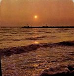 CPM Contre Jour sur la mer 