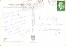 CPM Grenoble Ville Olympique Vue aerienne de l'entree nord de la Ville 