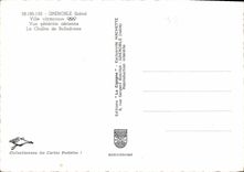 CPM Grenoble Ville Olympique Vue generale aerienne la Chaine de Belledonne 