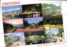 CPM Grenoble Isere Divers Aspects de la Capitale du Dauphine 