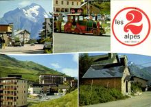CPM Le Deux Alpes Isere Train