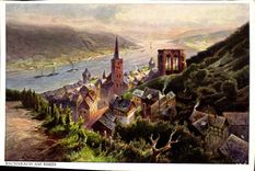 CPM Bacharach am Rhein Bacharach est une ancienne petite ville pleine de particularites dominee par 