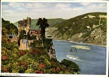 CPM le Chateau Rheinstein sur le Rhin 