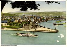 CPM Coblence sur le Rhin le Deutsches Eck 