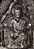 CPM Aachen Dom Christusfigur auf der Schmalseite des Marienschreines 
