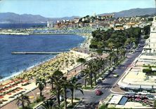CPM La Cote d'Azur Cannes La Croisette et le Suquet 