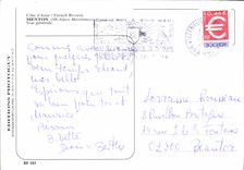 CPM Une Pensee de Menton Alpes Maritimes Vue generale 