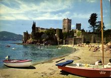 CPM La Cote d'Azur French Riviera La Napoule Plage Le Chateau 