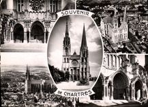 CPM Souvenir de Chartres 