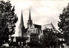 CPM Chartres Eure et Loir La Cathedrale 