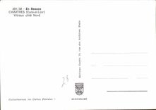 CPM Chartres Eure et Loir Vitraux Cote Nord 