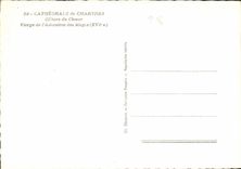 CPM Cathedrale de Chartres Cloture du Choeur Vierge de l'Adoration des Mages 