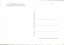 CPM Chartres Eure et Loir La Cathedrale vue du Pont Neuf 