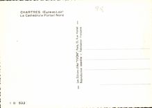 CPM Chartres Eure et Loir La Cathedrale Portail Nord 