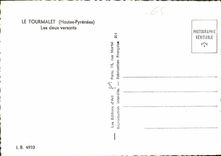 CPM Le Tourmalet Hautes Pyrenees Les deaux versants 