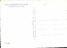 CPM Cirque de Gavarnie Htes Pyrenees La route et le pont Nadau 