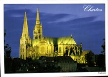 CPM Chartres Eure et Loir La Cathedrale 