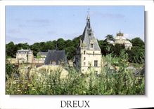 CPM Dreux Eure et Loir Panorama sur la ville 