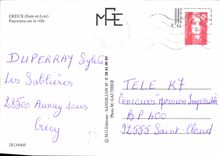 CPM Dreux Eure et Loir Panorama sur la ville 