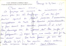 CPM Bareges La Mongie Pistes de Caoubere pistes et Col du Tourmalet